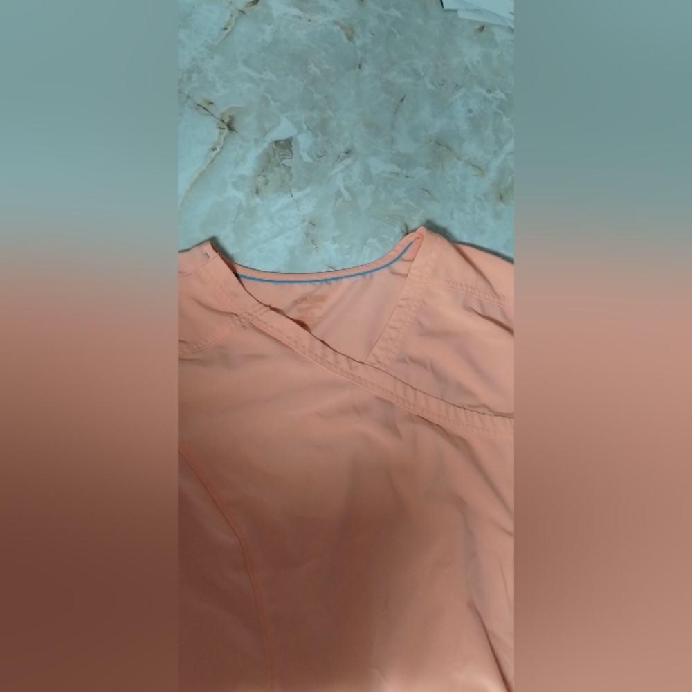 Coral pink scrubs